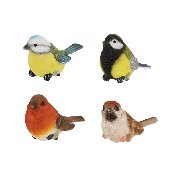 Image de Figurine oiseaux décoratifs pour pots .