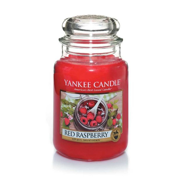 Image de BOUGIE RED RASPBERRY LARGE - YANKEE CANDLE