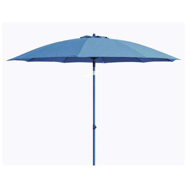 Image de Parasol droit Ø 270 cm bleu