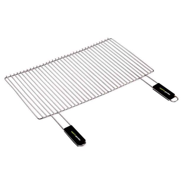 Image de GRILL BARBECUE CHROMEE 57X30CM