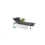 Image de Chaise longue sun lounge noir - Arcane