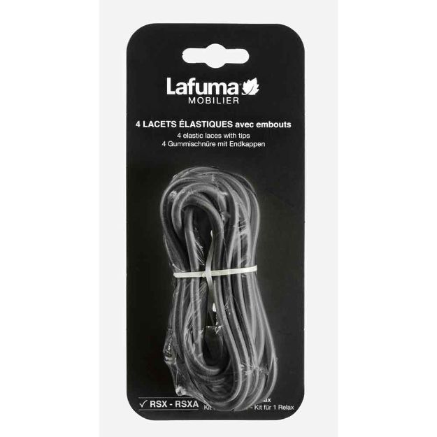 Image de Lacets élastiques avec embout pour RSX(A)  Orage  - Lafuma Mobilier