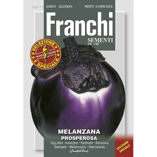 Image de Graines aubergine melanzana prosperosa - Franchi