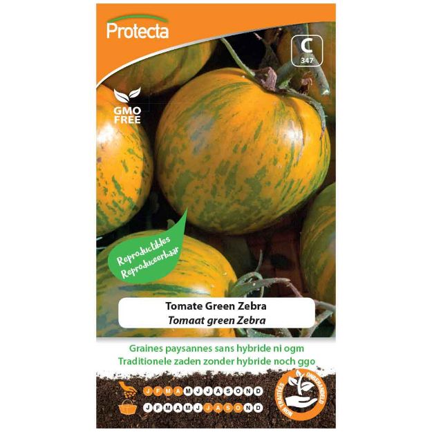 Image de Graines de tomate green zebra - Protecta