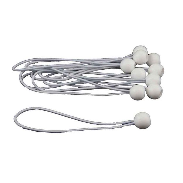 Image de Élastique 10pcs 4mm - 15cm + boule