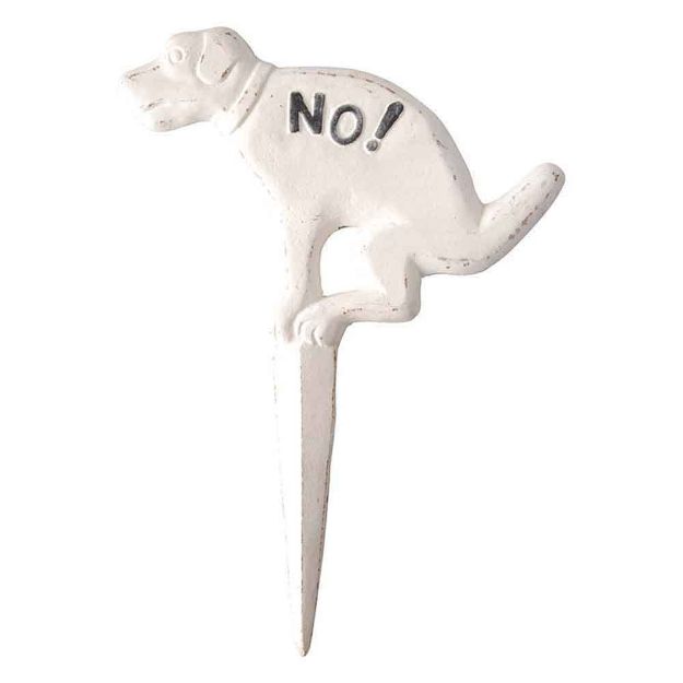 Image de Crotte chien "No" Blanc