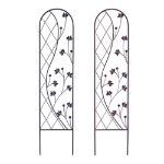 Image de YIN AND YANG TRELLIS  métal déco Anthracite 0,35x1,50m