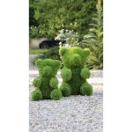 Image de Garden plush ours assis de face 50cm