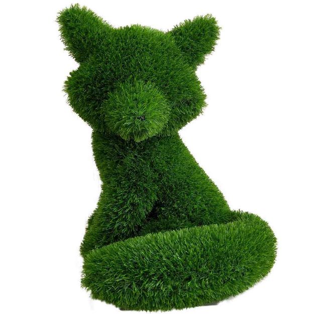 Image de Garden plush renard assis 50cm