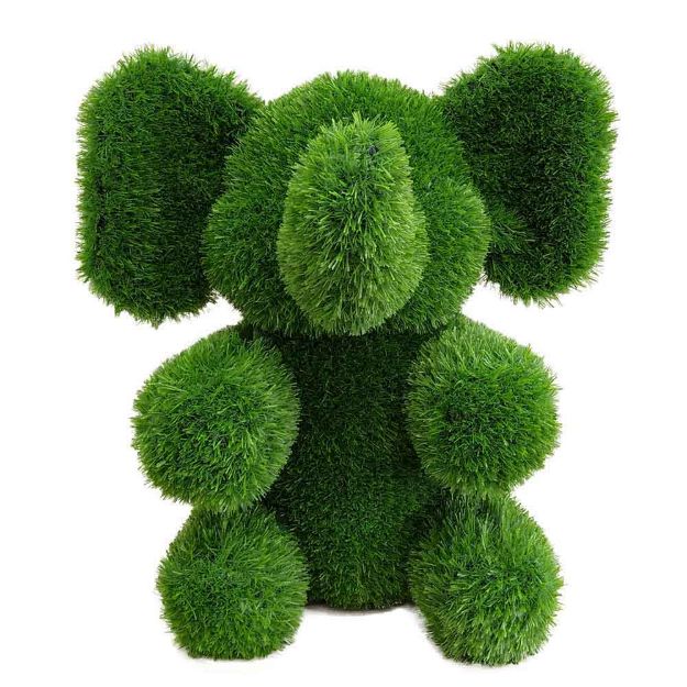 Image de Garden plush éléphant assis 50cm