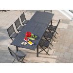 Image de TABLE TRIESTE 200/280 GREY