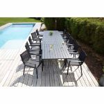 Image de Table de jardin aluminium extensible malibu