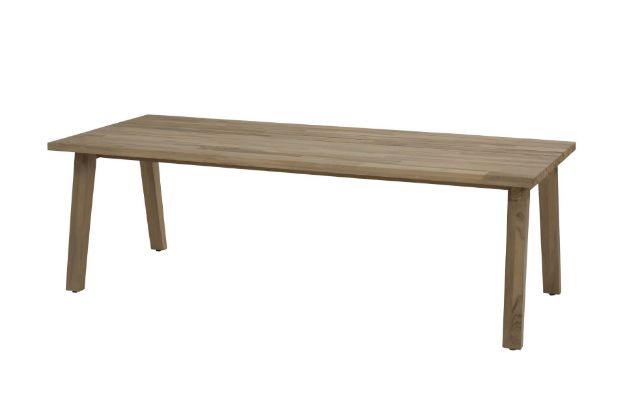 Image de Table Derby teak - 4SEASONS  300x100cm pied aluminium