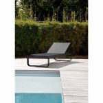 Image de Bain de soleil aluminium  AJUSTABLE CHARCOAL/BLACK S02.