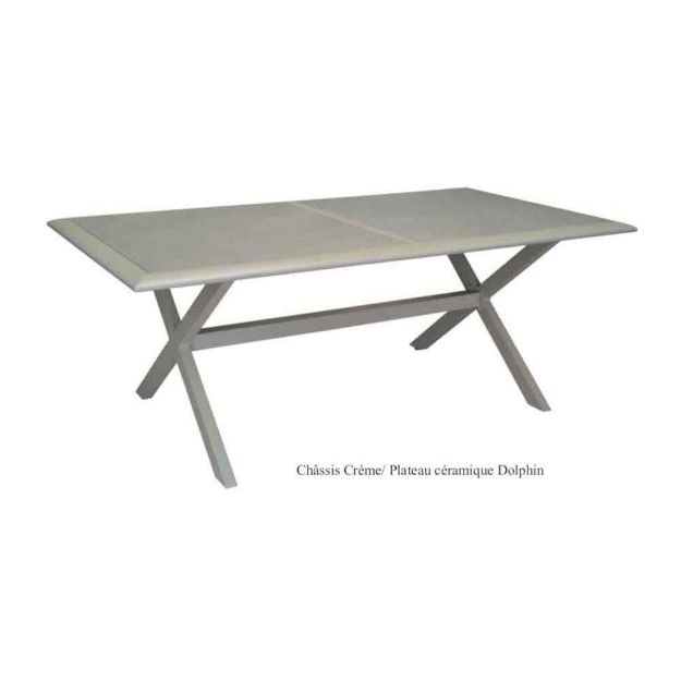 Image de Table Ceram 198 cm, plateau Kedra