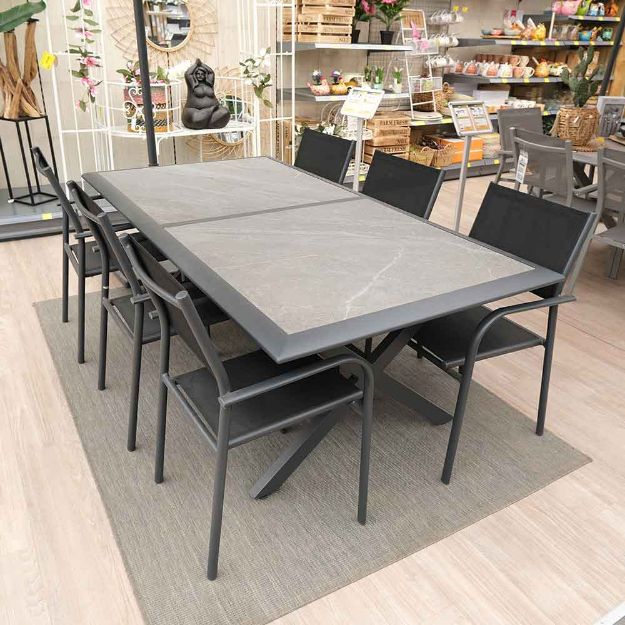 Image de Table Ceram + 6 chaises Duca - Pro Loisirs