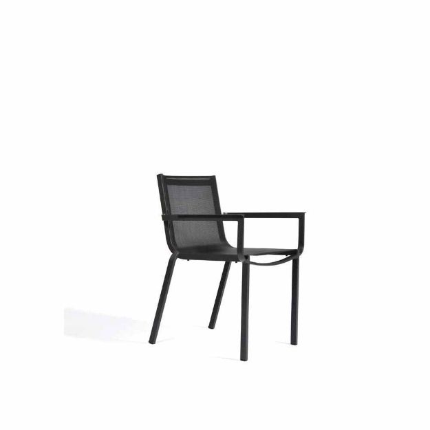 Image de FAUTEUIL HORIZON EMPILABLE ANATRACITE