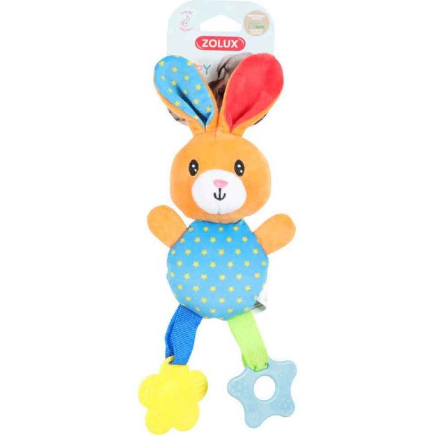 Image de jouet chien peluche puppy rio lapin bleu