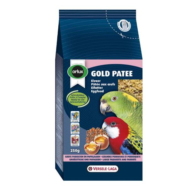 Image de Orlux  Gold Patee Gr.Perruches&Perroquets 250g