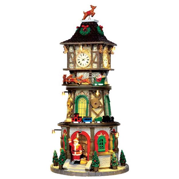 Image de Tour de noël avec horloge - Lemax .