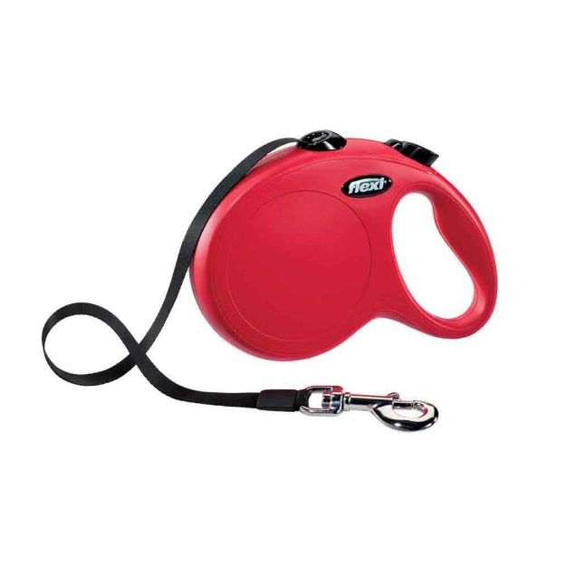 Image de Flexi Classic rouge L (sangle 5 m)