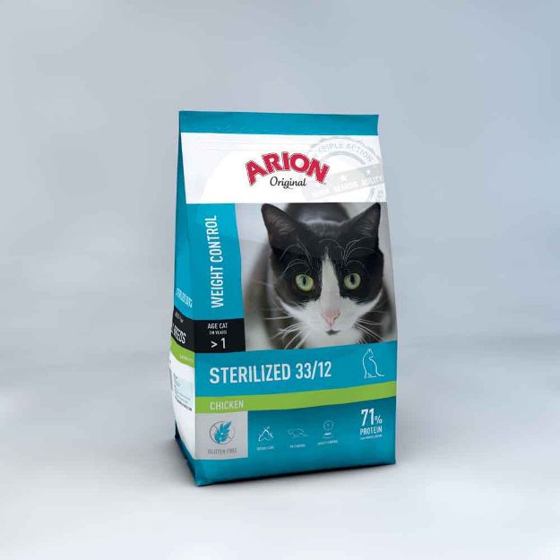 Image de Nourriture arion original cat sterilized chicken 2 kg