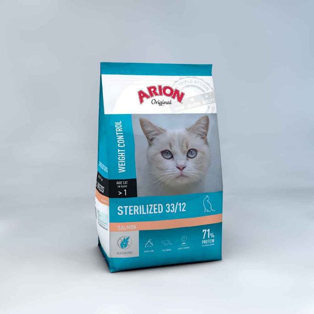 Image de Nourriture arion original cat sterilized salmon 7,5 kg