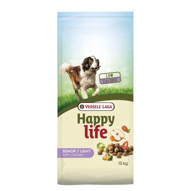 Image de Happy life Senior / Light au Poulet 15kg