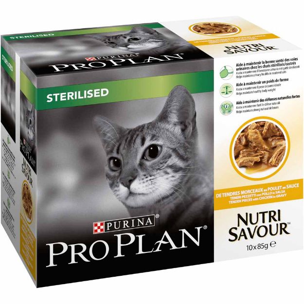 Image de Pro Plan Sterilised Poulet 10x85g