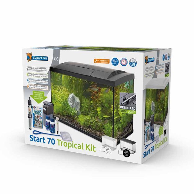 Image de SUPERFISH START 70 TROPICAL KIT NOIR