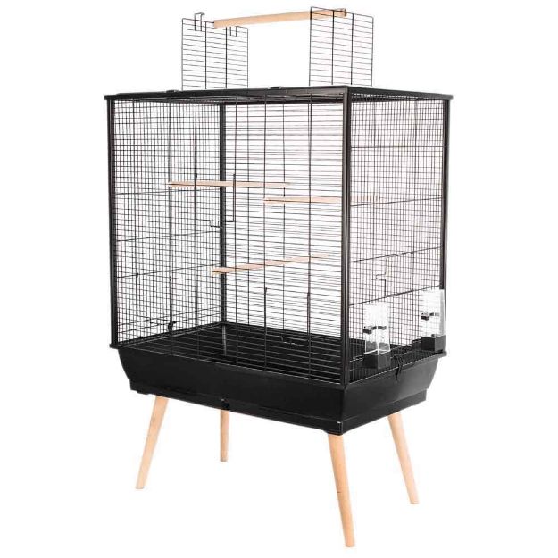 Image de CAGE NLIFE OISEAU H80 GRIS