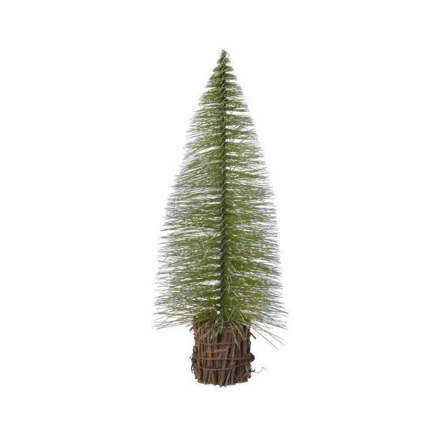 Image de mini sapin neige base saule