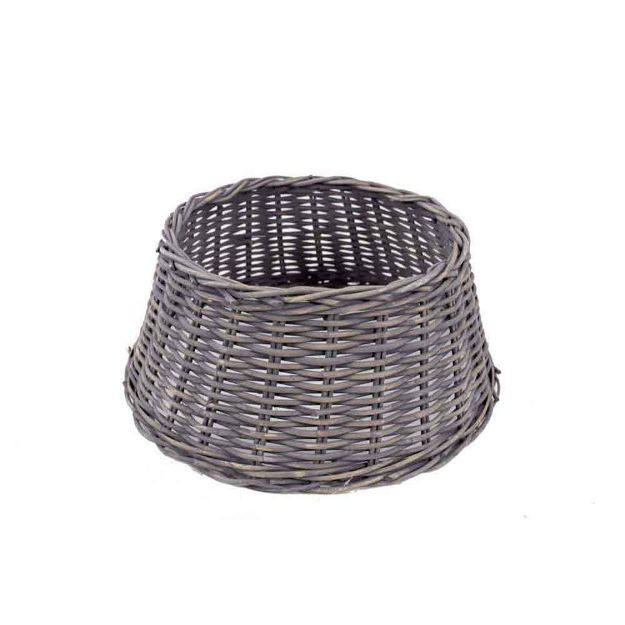 Image de Couvert de pied grey washed d60cm h26cm rotan