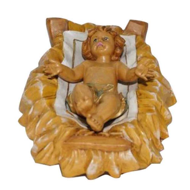 Image de enfant jesus en berceau cm30 b