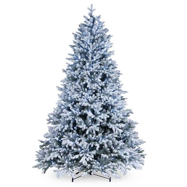 Image de Sapin Snowy 183cm + Led blanc froid