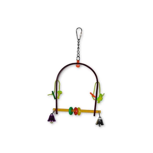 Image de Jouet oiseau plexi Swing multicolore 26cm