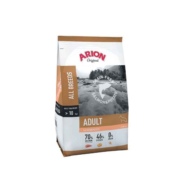 Image de Nourriture arion grain free salmon & potato 12 kg