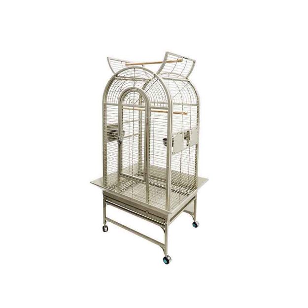 Image de Cage perroquet Myro beige  66x56x160cm