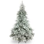 Image de Sapin Andorra Flocked Hinged 183cm