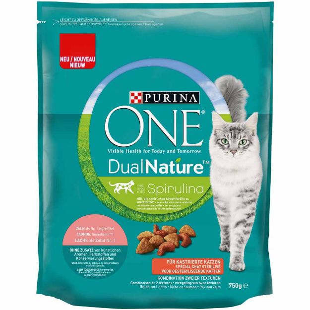 Image de ONE 650G DUAL NATURE STERILISED SAUMON