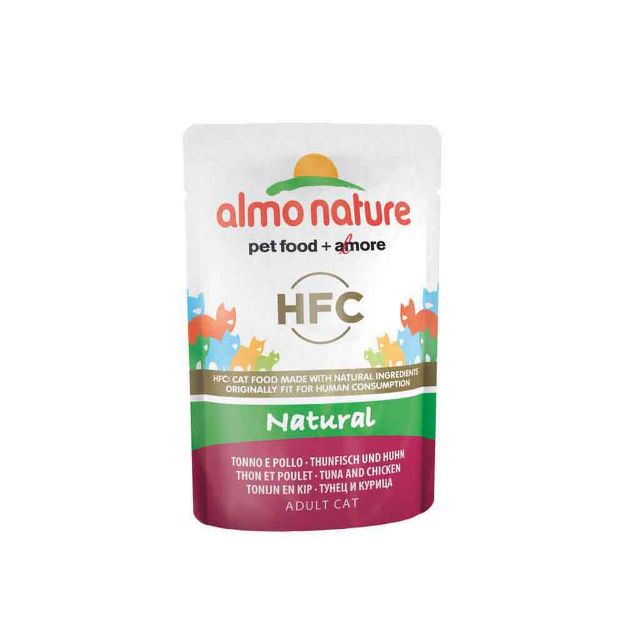 Image de HFC Cats 55g Natural - thon et poulet