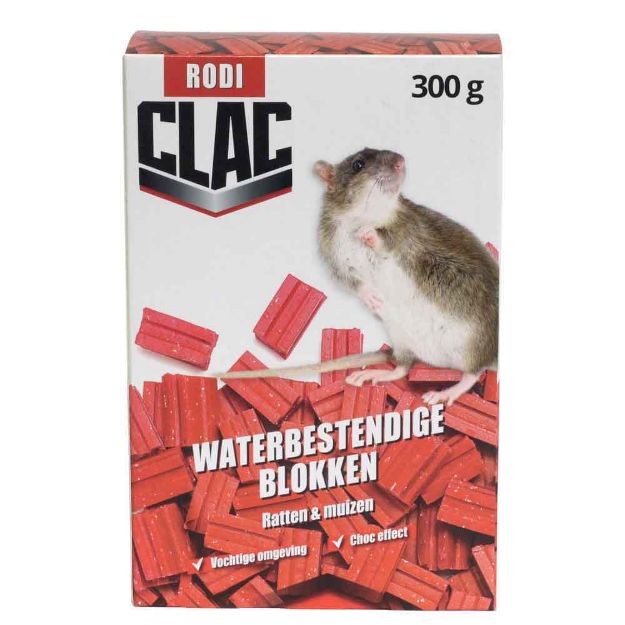 Image de Blocs Hydrofuges Rats & Souris 300 g (12 x  25 g)