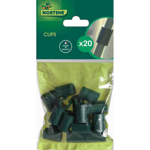 Image de CLIP ARC-PVC  20 ,Clips pour arceaux PVC