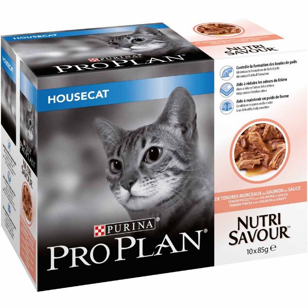 Image de Pro Plan Housecat Saumon 10x85g