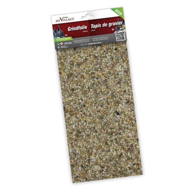 Image de TAPIS DE GRAVIER GRIS 30X14CM