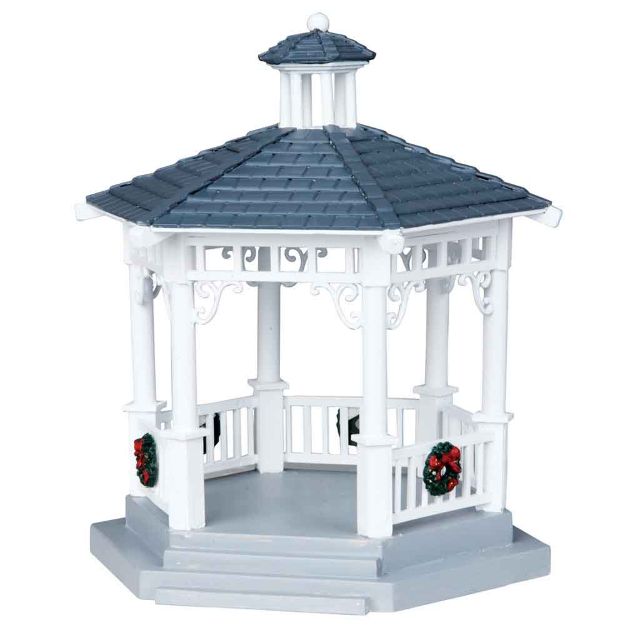 Image de Plastique gazebo avec décoration - Lemax .