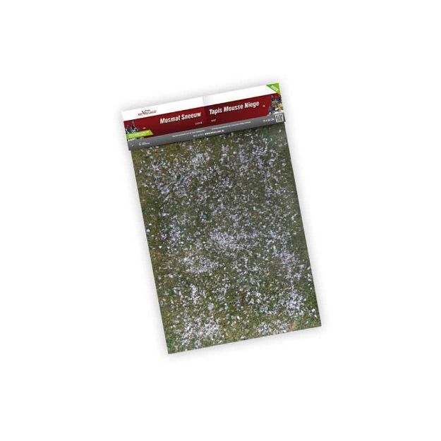 Image de TAPIS MOUSSE NEIGE 70X50CM