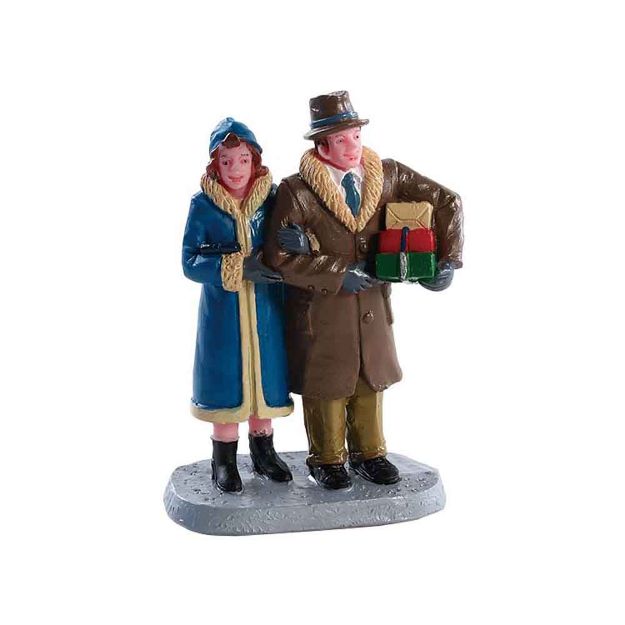 Image de Le couple de noël - Lemax .