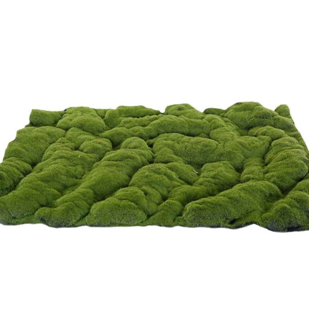 Image de Tapis de mousse artificiel vert 70X50CM