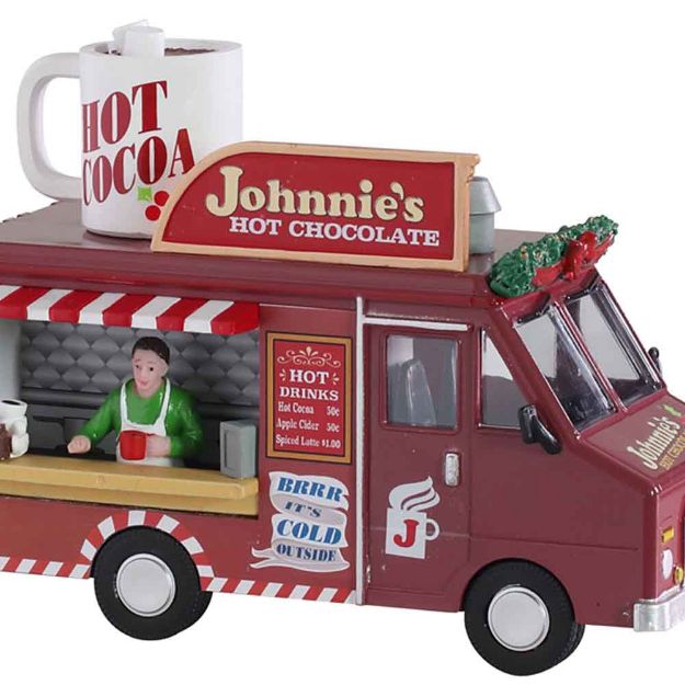 Image de Camion de chocolat chaud johnnie's - Lemax